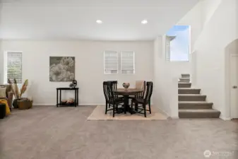 Dining area will fit everyone for your next get together.
