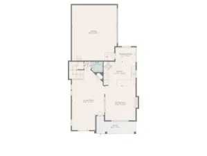 Floor plan of main level.
