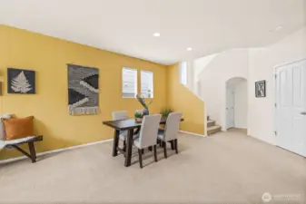 Dining area will fit everyone for your next get together.