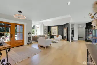 looking at entry