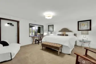Bedroom 1 lower with exterior door