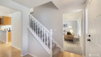This entryway offers seamless flow into the main living spaces.