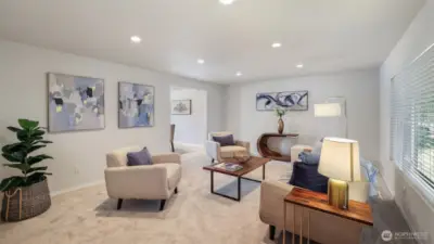 Bright and inviting sitting room—perfect for entertaining or quiet conversation.