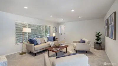 This space is filled with natural light and timeless charm.