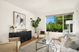 Large living spaces great for gatherings and entertaining.