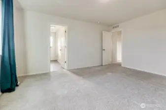 Primary bedroom with bath