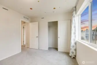 Laundry on upper level