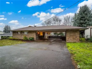 Unload your car after grocery shopping without getting rained on.