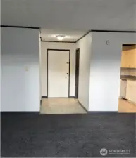 View of the entry from living room