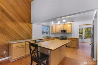 Flows easily into a well appointed kitchen