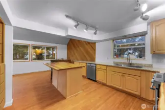 Lots of kitchen counter space