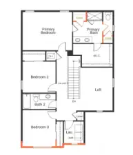Layout rendering, not of actual home