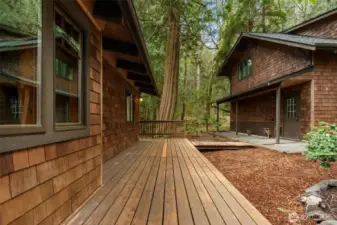 Outdoor living space that connects seamlessly to the home