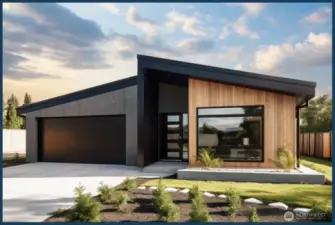 New Home Rendering for representative purposes