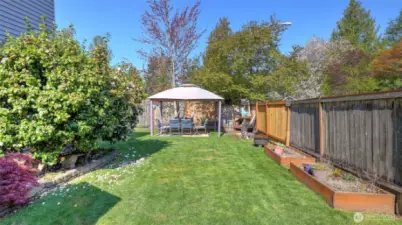 Lovely backyard garden space—perfect for planting, growing, and creating your own outdoor sanctuary