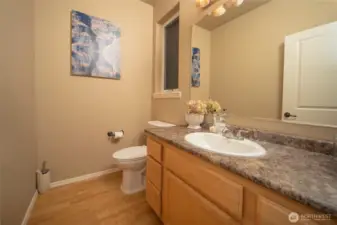 Main floor half bath