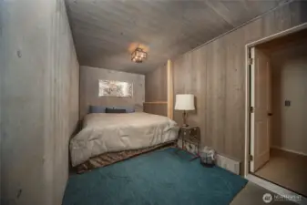 Lower level has huge extra room with great storage space