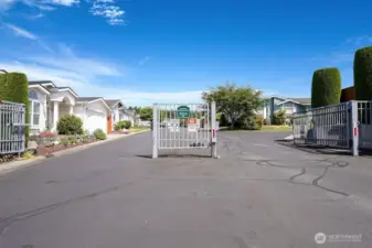 Secured gate entry
