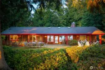 Peaceful backyard perfect for summer time entertaining.