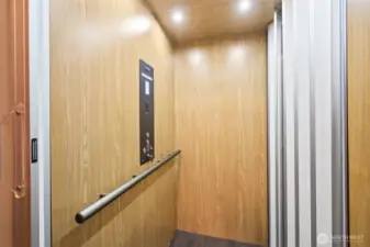 Interior of Elevator