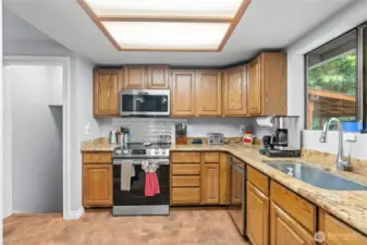 Kitchen/Stairs to lower