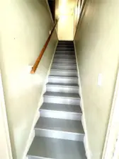 Upper staircase.
