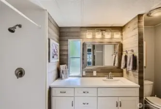 Remodeled primary bathroom