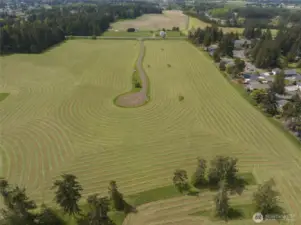 Experience the tranquility and productivity of the Dungeness Valley with expansive acreage.  Currently cultivated in hay, it offers fertile ground and serene surroundings for your vision.