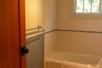Wainscoting and updated bathroom features.