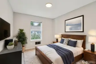 Virtually Staged 2nd Bed