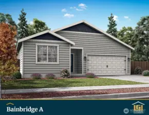 Example of the Bainbridge floorplan to be located at 9709 Hay St SE