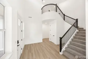 Two-story entry