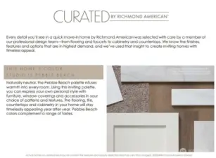 Lot 108's curated design package is Pebble Beach