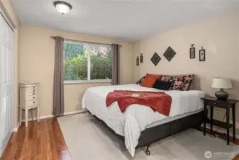Spacious primary suite with TWO large closets