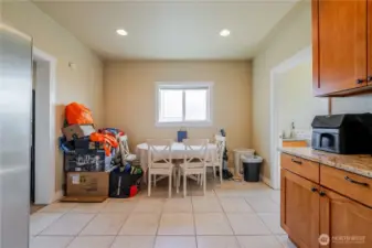 Unit B Kitchen with dining space
