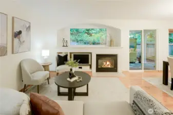 Plenty of yard space. Open living and dining room.