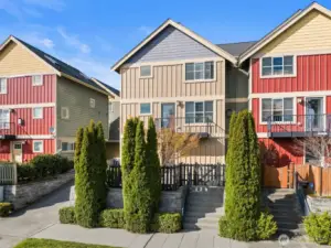 An enclave of 8 townhomes