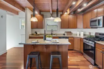 Breakfast bar seating