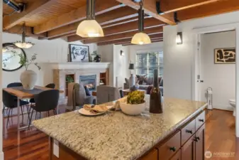 Open concept great room design