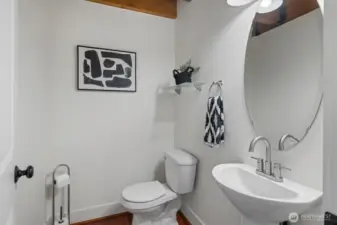 Convenient powder room on the 2nd level - perfect for guests