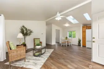 2 bd manuf home transfers as personal property ONLY.