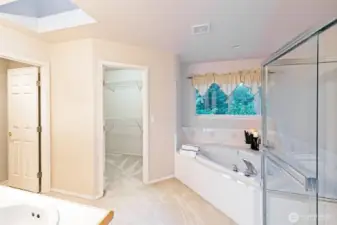 Another view of the 5-piece ensuite bath.