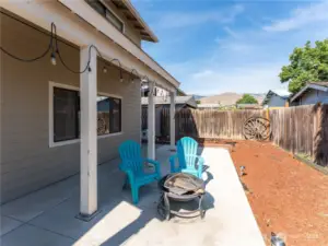 Spacious patio