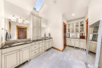 Master Suite's over the top bathroom