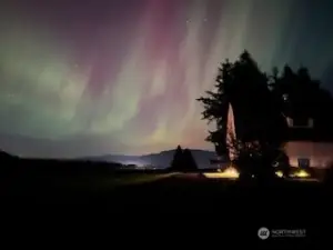 The Northern Lights even dance here
