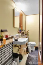 Half bath in basement
