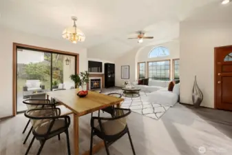 Dining Room & Living Room *Digitally Staged