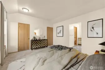 Primary Bedroom- Main Floor *Digitally Staged