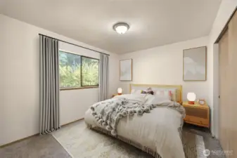 Bedroom 2- Main Floor  *Digitally Staged