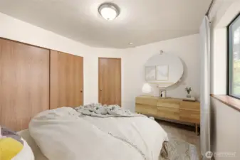 Bedroom 2- Main Floor  *Digitally Staged